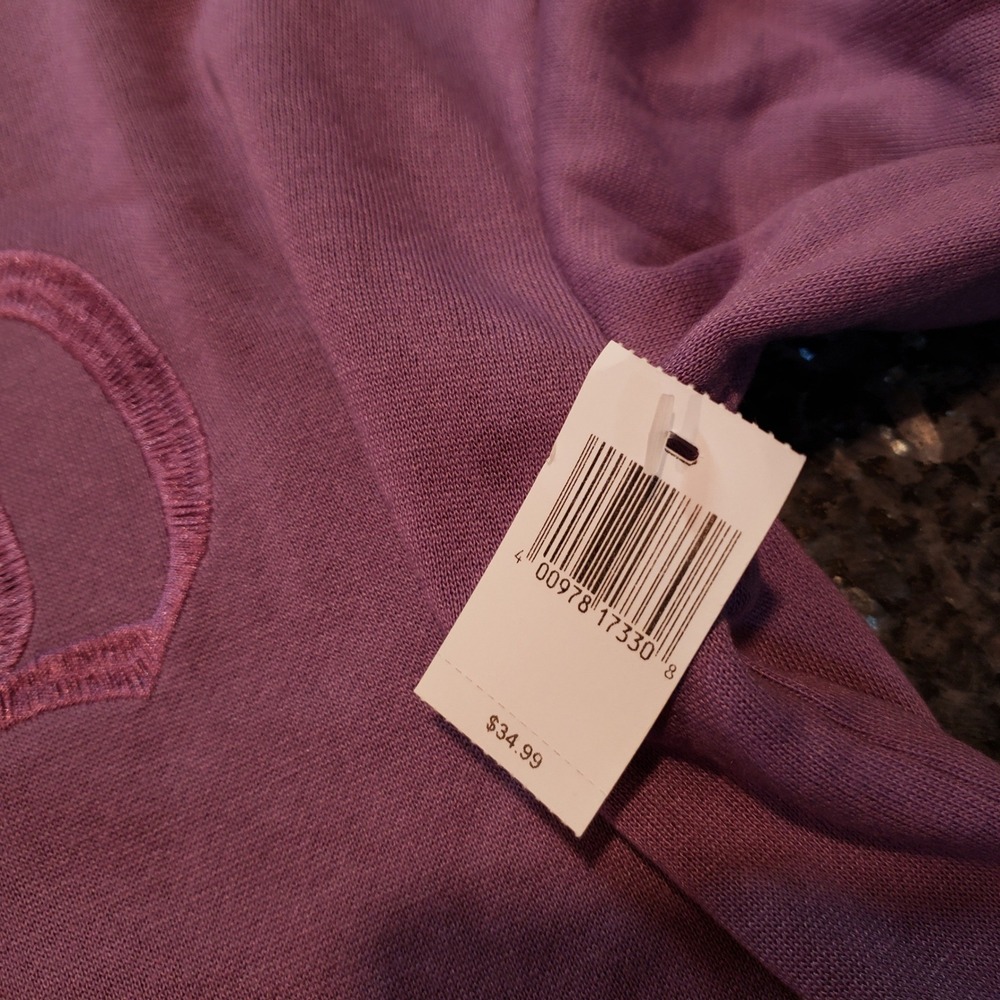 Disney Parks Disneyland Resort Purple Loungewear Set V-Neck Pullover Pants Small - Picture 11 of 14